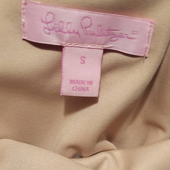 Lilly Pulitzer Bellmont Dress - True Navy Paradise Found Lace Detail Size Small - Picture 7 of 9